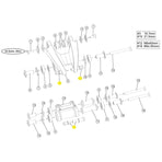 SPARE - Rear shock bolt set # 1 (1 Piece)