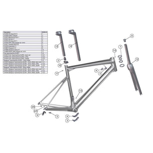 SPARE - Headset B351UC - matt clearcoat (1 Piece)
