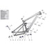 SPARE - Chainstay chainguide, triple (1 Piece)