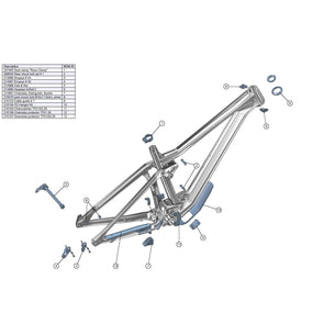 SPARE - Chainstay protector TF01 29 (1 Piece)