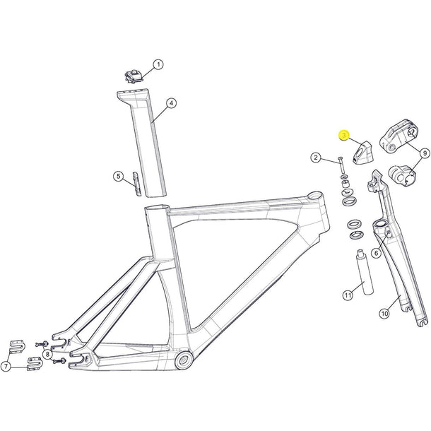 SPARE - TR01 stem cover (1 Piece)