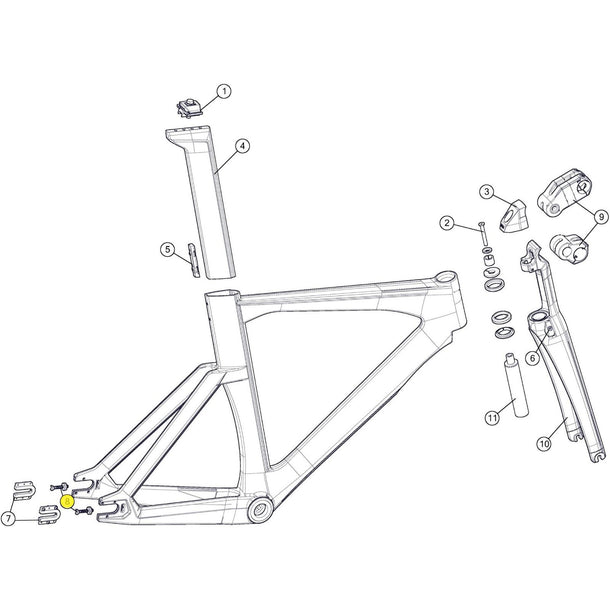SPARE - Axle adjuster # 3 (1 Piece)