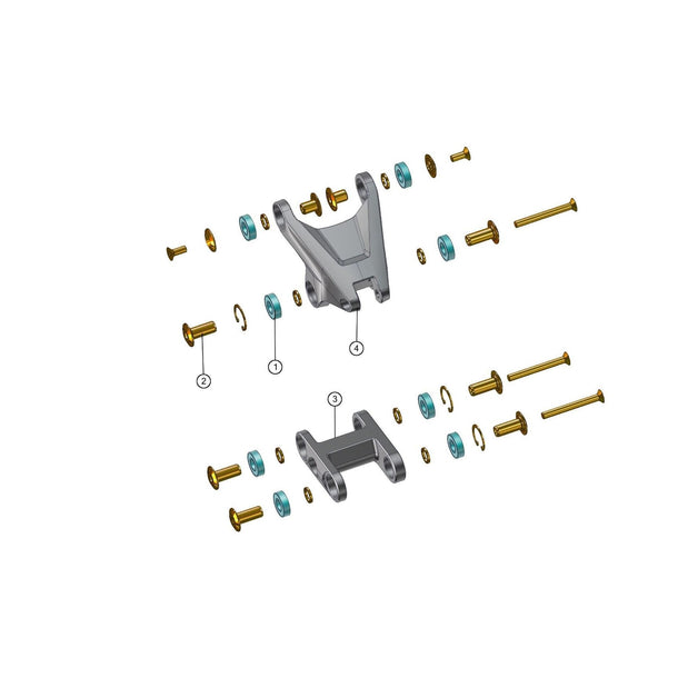 SPARE - Lowerlink SF02/03 29, sandblast black (1 Piece)