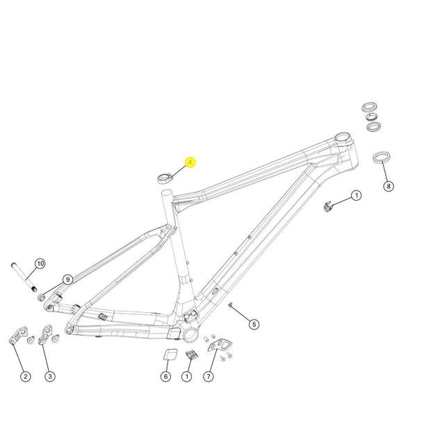 SPARE - Seatpost clamp # 17 (1 Piece)