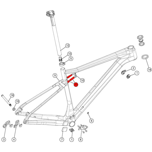 SPARE - Teamelite bushing kit (1 Piece)