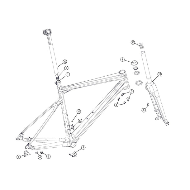 SPARE - CX01 FD hanger kit (1 Piece)