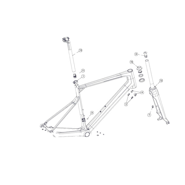 SPARE - Compliancepost 30mm, white icon (1 Piece)