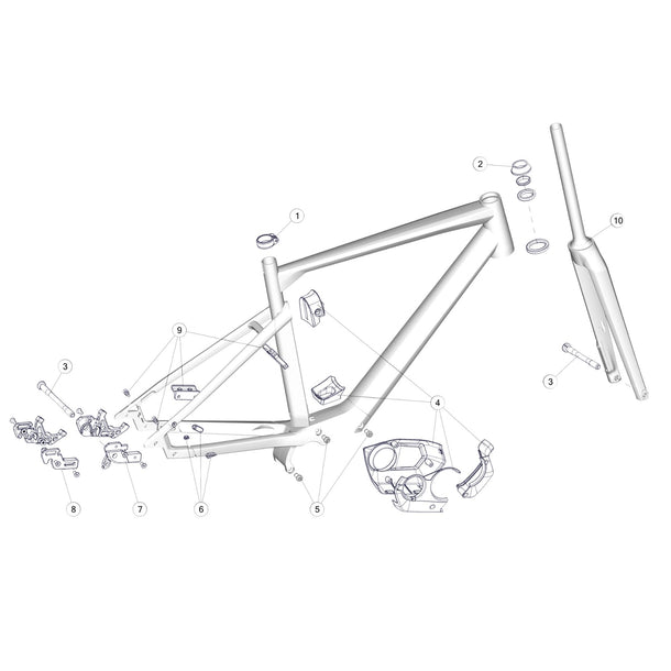 SPARE - Headset FSA No. 42 / ACB w/out Crown race (1 Piece)