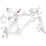 SPARE - Seatpost cover, rear (5pcs/set)