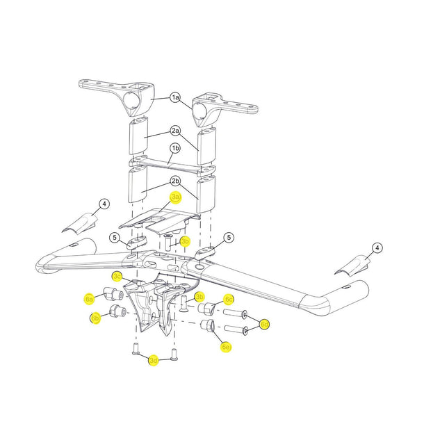 SPARE - TM01 Flat adapter (1 Piece)