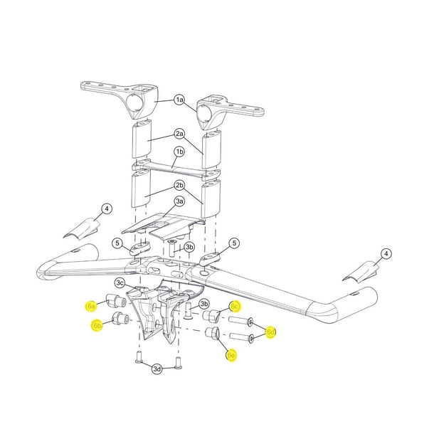 SPARE - TM01 V & Flat Cockpit bolt kit (Kit)