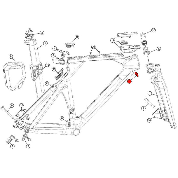 SPARE - TM01 Fork bumpers (10pcs/Set)