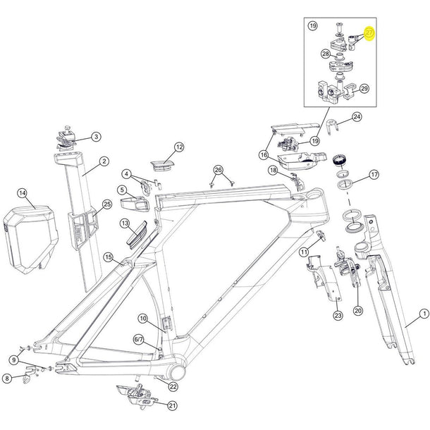 SPARE - TM01 Cable stopper (1 Piece)