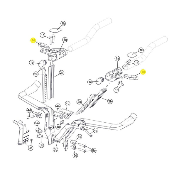 SPARE - TM01 Additional reach plates (incl. Bolts)