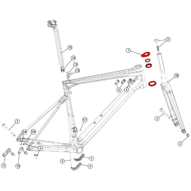 SPARE - Headset SLR01 ICS MY18 (SLR01 Disc only!) (1 Piece)
