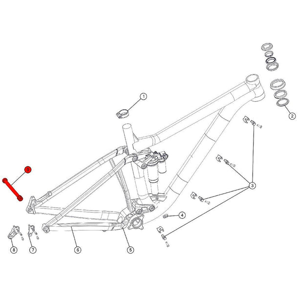 SPARE - trailfox 02/03 boost rear axle (1 Piece)