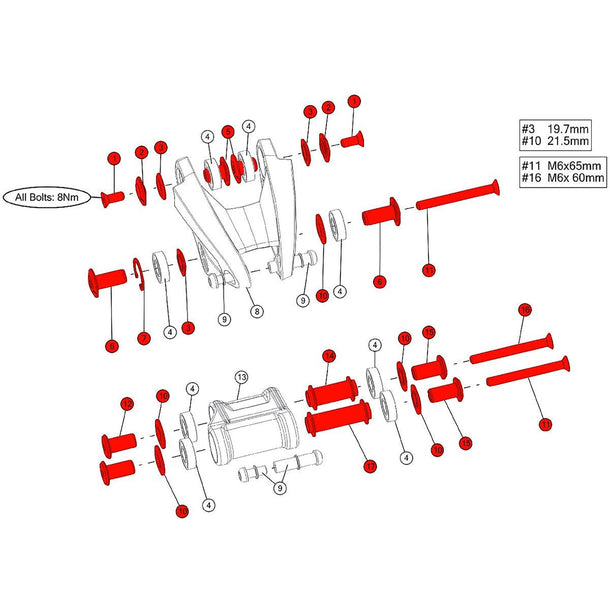 SPARE - Bolt kit #24 (Kit)