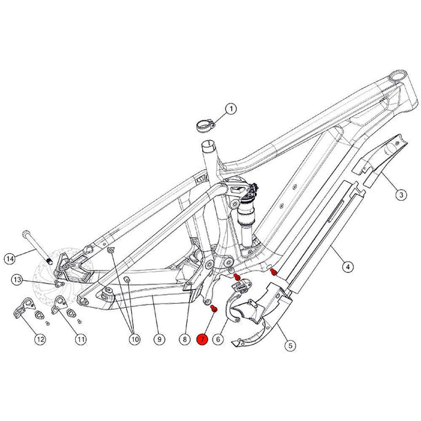 SPARE - trailfox AMP motor bolts (1 Piece)