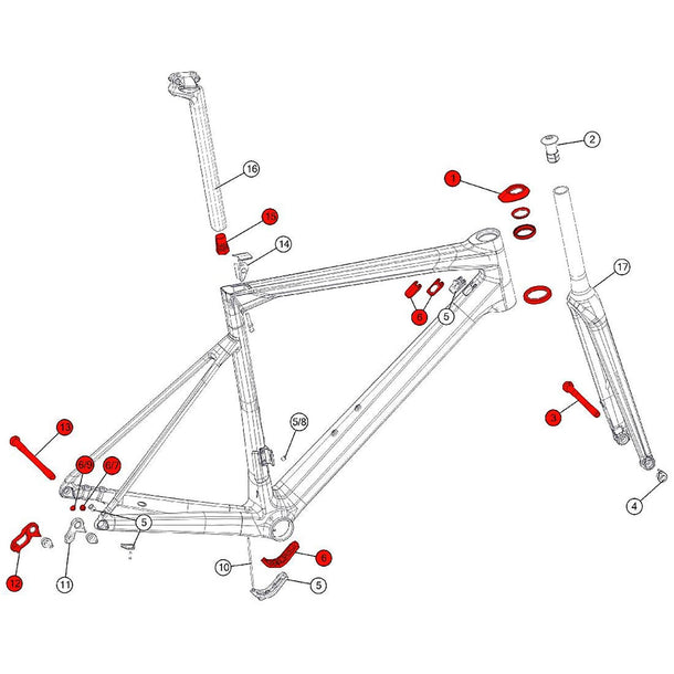SPARE - SLR02 Disc part kit (Kit)