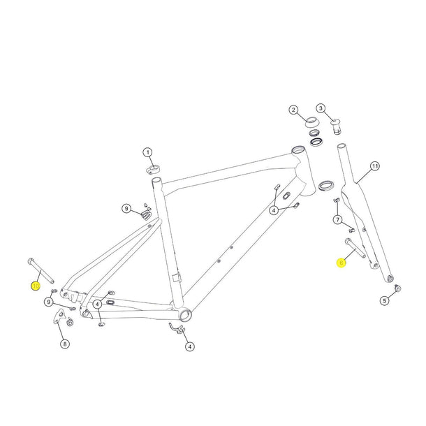 SPARE - Thru axle kit #3 (Kit)
