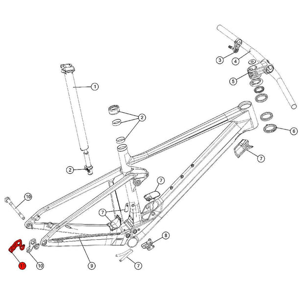 SPARE - Dropout #66 (1 Piece)