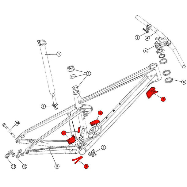 SPARE - Fourstroke 01 small part kit (Kit)