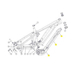 SPARE - MTB AMP AL Motor and D/T cover kit (1 Piece)